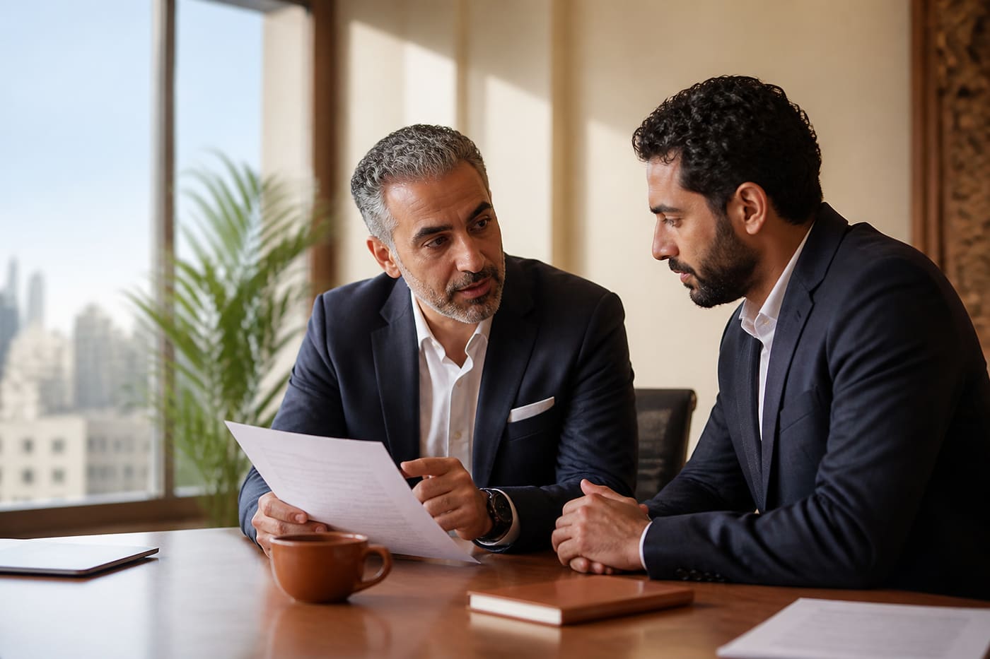 Majal consulting session with a business founder